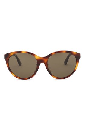 Женские коричневые солнцезащитные очки Gucci, арт. GG0419SA купить в ЦУМ | Фото №3 Солнцезащитные очки Gucci коричневые | Фото №3
