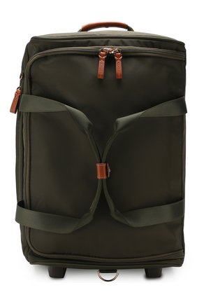 Женская дорожная сумка x-travel BRIC`S оливкового цвета по цене 17900 руб., арт. BXL32510 | Фото 1 Женская дорожная сумка x-travel BRIC`S оливкового цвета, арт. BXL32510 | Фото 1