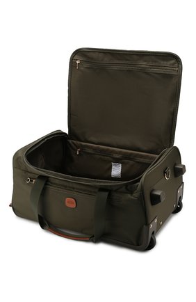 Женская дорожная сумка x-travel BRIC`S оливкового цвета по цене 17900 руб., арт. BXL32510 | Фото 3 Женская дорожная сумка x-travel BRIC`S оливкового цвета, арт. BXL32510 | Фото 3