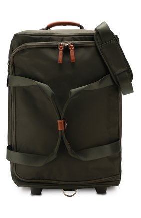 Женская дорожная сумка x-travel BRIC`S оливкового цвета по цене 17900 руб., арт. BXL32510 | Фото 4 Женская дорожная сумка x-travel BRIC`S оливкового цвета, арт. BXL32510 | Фото 4