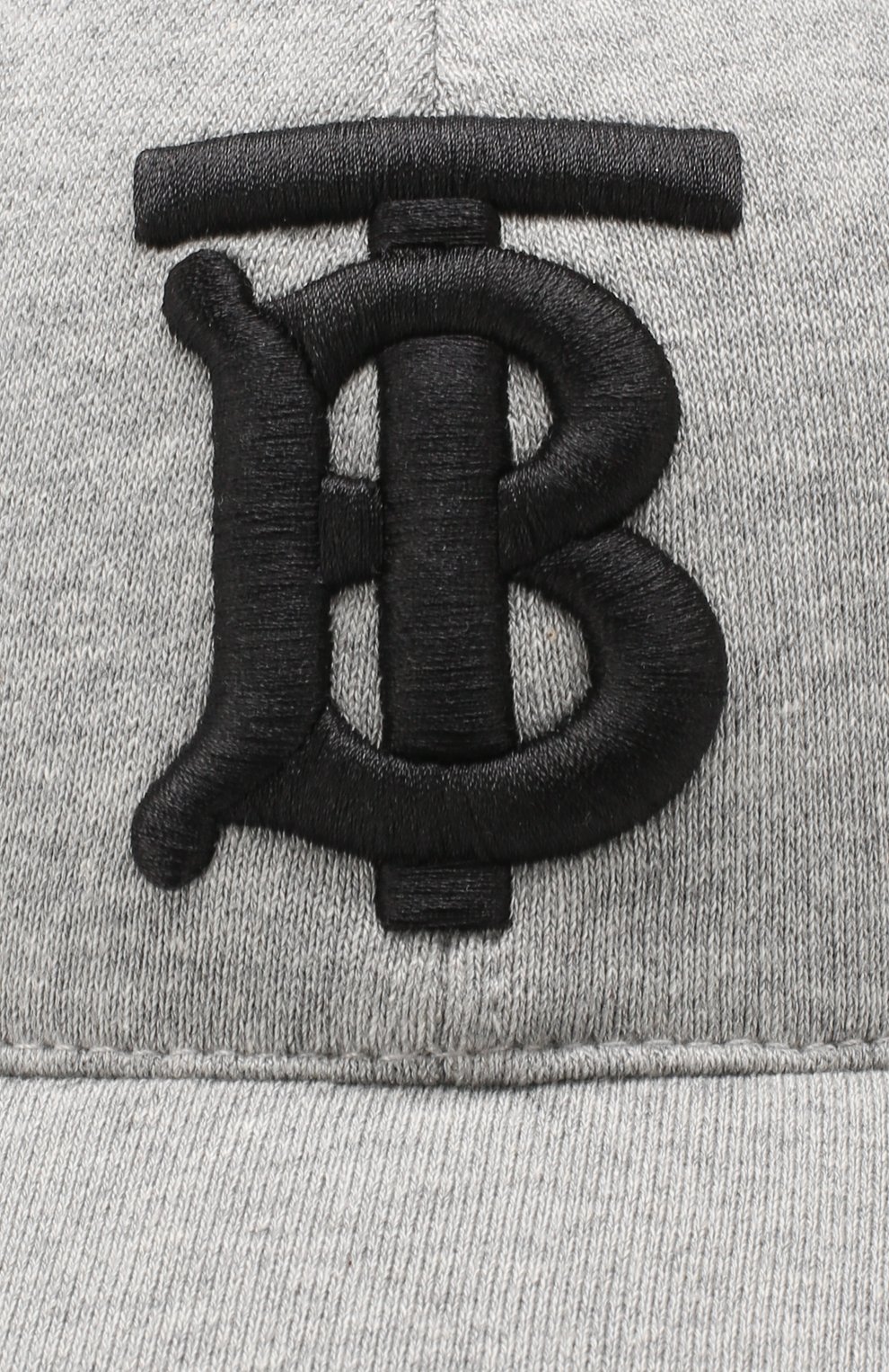 Хлопковая бейсболка Burberry, серого цвета, арт. 8010945 в ЦУМ | Фото №3 Хлопковая бейсболка Burberry серого цвета | Фото №3