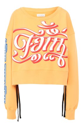 Женский хлопковый свитшот FAITH CONNEXION желтого цвета по цене 236500 тенге, арт. W3350J00050 | Фото 1 Женский хлопковый свитшот FAITH CONNEXION желтого цвета, арт. W3350J00050 | Фото 1 (Статус проверки: Проверено, Проверена категория; Длина (для топов): Укороченные, Стандартные; Рукава: Длинные; Женское Кросс-КТ: Свитшот-одежда; Материал внешний: Хлопок)