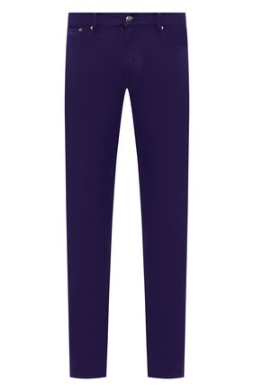 Мужские хлопковые брюки  RALPH LAUREN сиреневого цвета, арт. 790678678 | Фото 1 (Длина (брюки, джинсы): Стандартные; Материал внешний: Хлопок; Статус проверки: Проверено, Проверена категория; Случай: Повседневный)