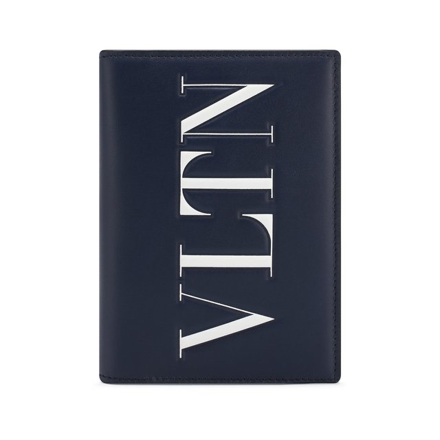 фото Кожаная обложка для паспорта valentino garavani vltn valentino