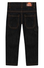 Детские джинсы прямого кроя MARC JACOBS (THE) синего цвета, арт. W24197/2A-5A | Фото 2 (Материал внешний: Хлопок; Статус проверки: Проверена категория)