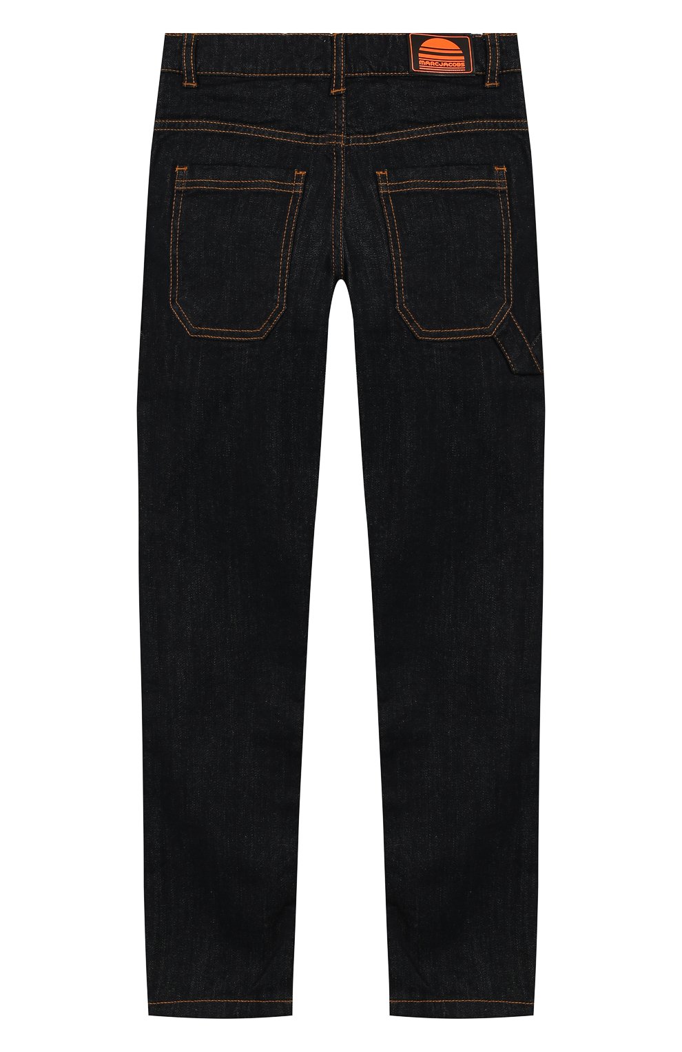 Детские джинсы прямого кроя MARC JACOBS (THE) синего цвета, арт. W24197/6A-12A | Фото 2 (Материал внешний: Хлопок; Статус проверки: Проверена категория)
