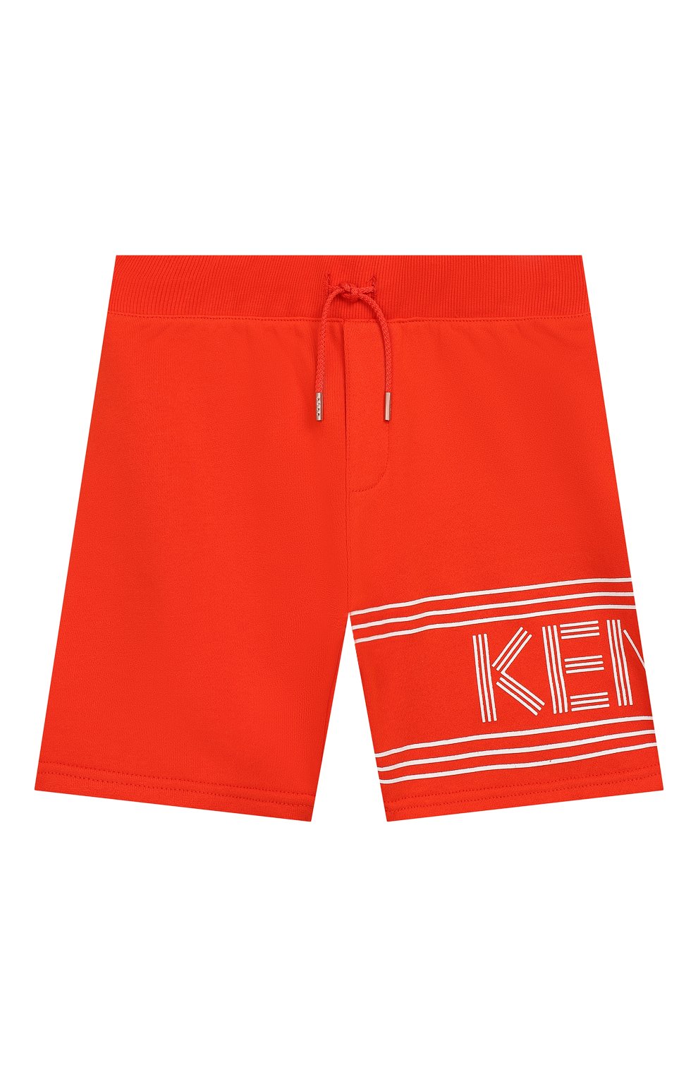 Детские хлопковые шорты KENZO оранжевого цвета, арт. KN25648/3A-6A | Фото 1 (Мальчики Кросс-КТ: Шорты-одежда; Материал внешний: Хлопок; Статус проверки: Проверена категория)