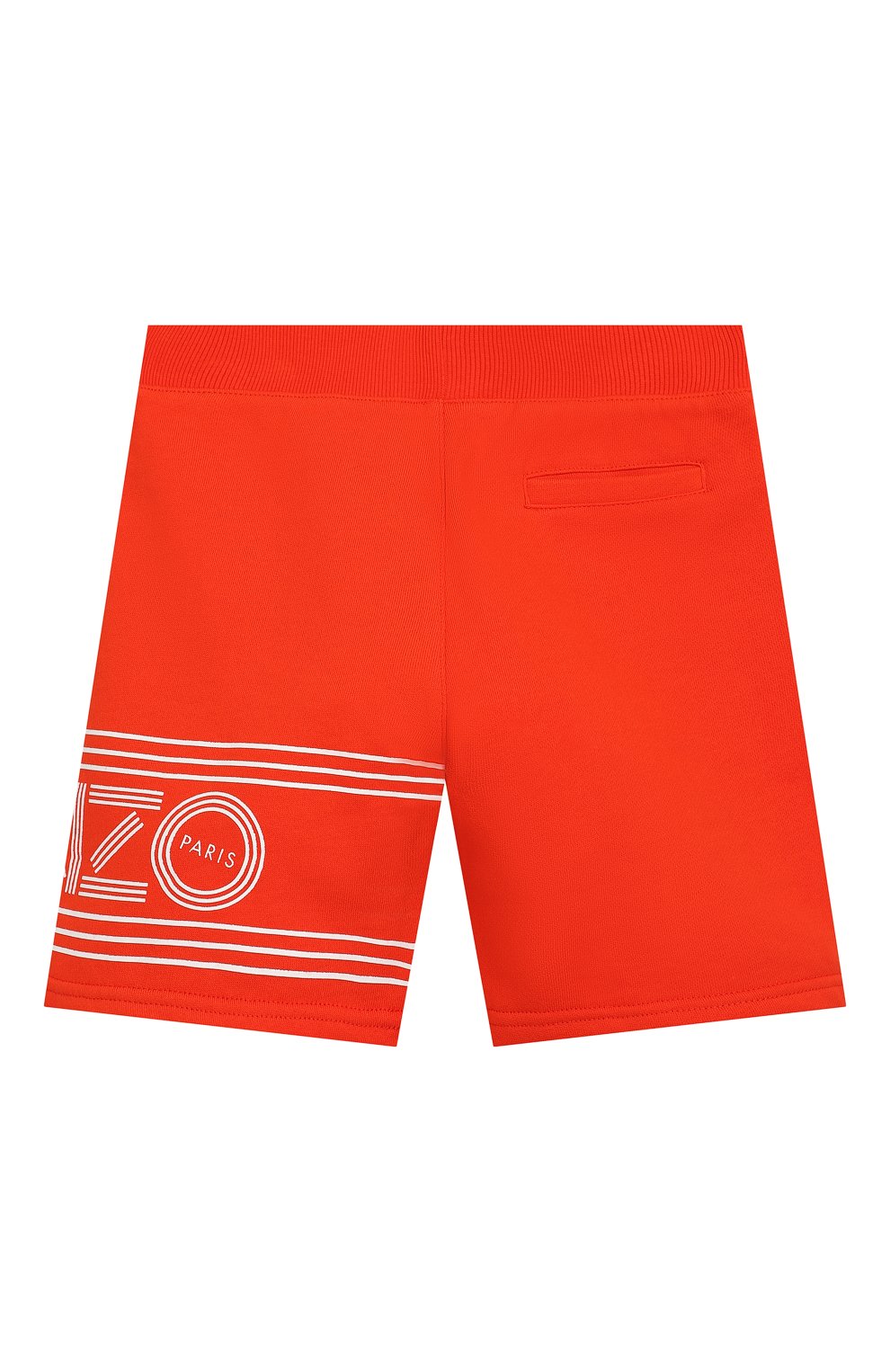 Детские хлопковые шорты KENZO оранжевого цвета, арт. KN25648/3A-6A | Фото 2 (Мальчики Кросс-КТ: Шорты-одежда; Материал внешний: Хлопок; Статус проверки: Проверена категория)