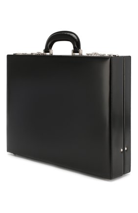 Мужской черный кожаный портфель Dsquared2, арт. BFM0002 24900001 купить в ЦУМ | Фото №3 Кожаный портфель Dsquared2 черный | Фото №3
