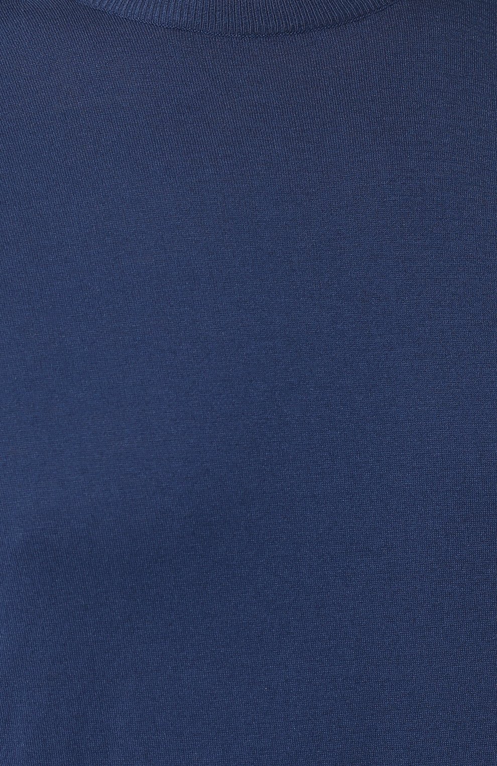Мужская хлопковая футболка FEDELI синего цвета, арт. 2UED5924 | Фото 5 (Принт: Без принта; Рукава: Короткие; Длина (для топов): Стандартные; Мужское Кросс-КТ: Футболка-одежда; Материал внешний: Хлопок; Статус проверки: Проверено, Проверена категория; Вырез: Круглый; Стили: Кэжуэл)