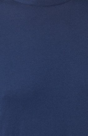 Мужская хлопковая футболка FEDELI синего цвета, арт. 2UED5924 | Фото 5 (Принт: Без принта; Рукава: Короткие; Длина (для топов): Стандартные; Мужское Кросс-КТ: Футболка-одежда; Материал внешний: Хлопок; Статус проверки: Проверено, Проверена категория; Вырез: Круглый; Стили: Кэжуэл)