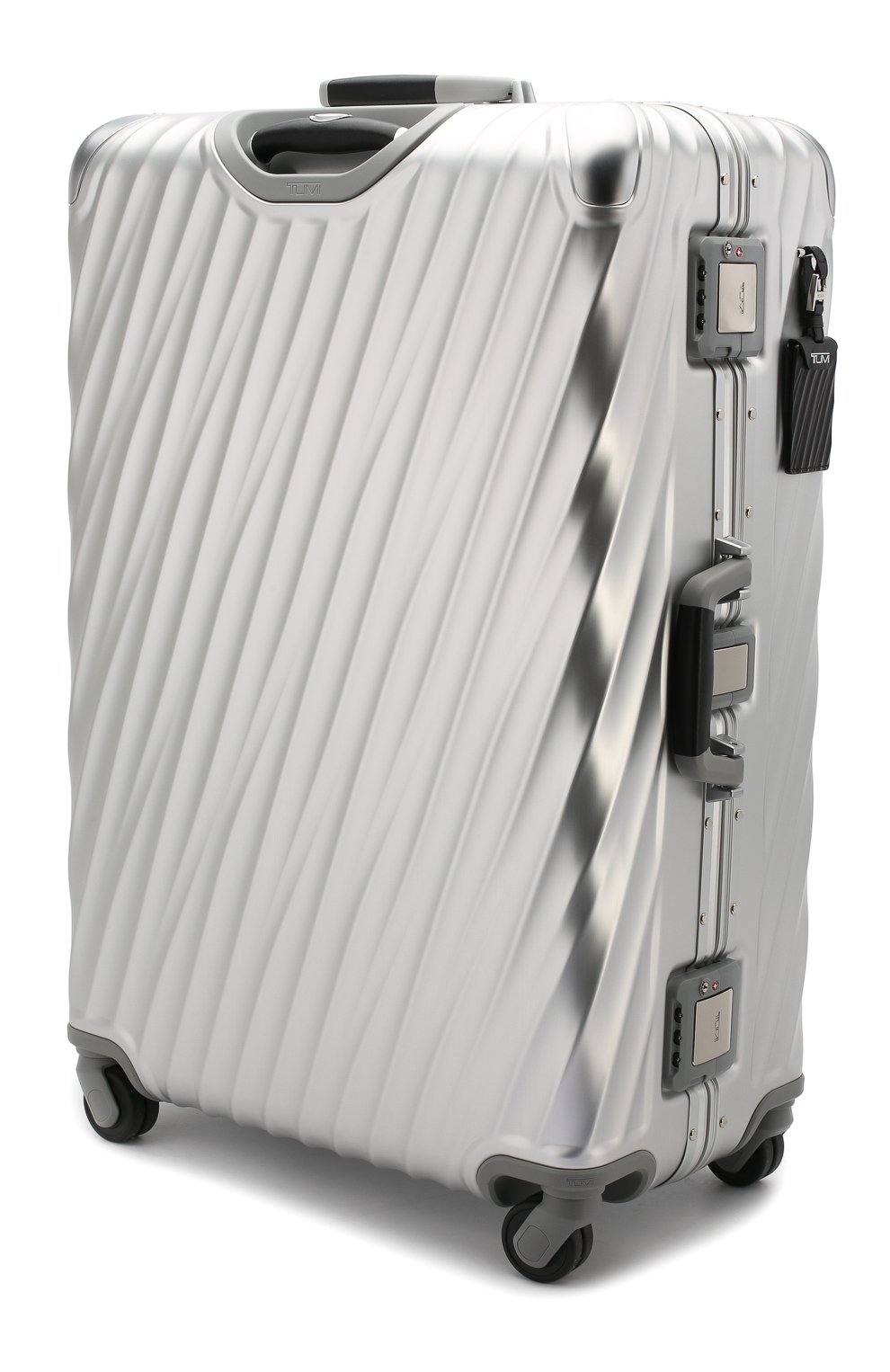 Женский дорожный чемодан 19 degree aluminum TUMI серебряного цвета по цене 139320 руб., арт. 036869SLV2 | Фото 2 Женский дорожный чемодан 19 degree aluminum TUMI серебряного цвета, арт. 036869SLV2 | Фото 2 (Статус проверки: Проверено, Проверена категория; Размер: large; Ограничения доставки: oversized)