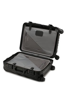 Женский дорожный чемодан 19 degree aluminum TUMI черного цвета по цене 110160 руб., арт. 036861MD2 | Фото 3 Женский дорожный чемодан 19 degree aluminum TUMI черного цвета, арт. 036861MD2 | Фото 3 (Статус проверки: Проверено, Проверена категория; Размер: large; Ограничения доставки: oversized)
