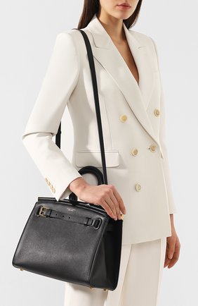 Женская сумка rl50 medium RALPH LAUREN черного цвета по цене 184000 руб., арт. 435769047 | Фото 5 Женская сумка rl50 medium RALPH LAUREN черного цвета, арт. 435769047 | Фото 5