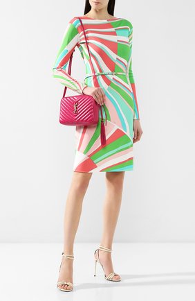 Женская сумка lou medium SAINT LAURENT фуксия цвета по цене 79800 руб., арт. 520534/DV707 | Фото 2 Женская сумка lou medium SAINT LAURENT фуксия цвета, арт. 520534/DV707 | Фото 2