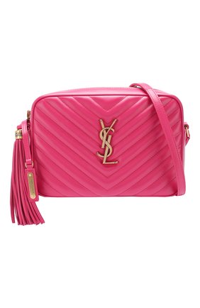 Женская сумка lou medium SAINT LAURENT фуксия цвета по цене 79800 руб., арт. 520534/DV707 | Фото 5 Женская сумка lou medium SAINT LAURENT фуксия цвета, арт. 520534/DV707 | Фото 5