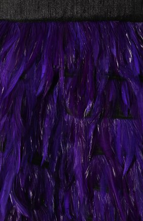 Женский пояс с отделкой перьями DRIES VAN NOTEN фиолетового цвета, арт. 191-10884-7298 | Фото 5 (Материал: Текстиль, Вискоза; Кросс-КТ: Широкие; Статус проверки: Проверено, Проверена категория)