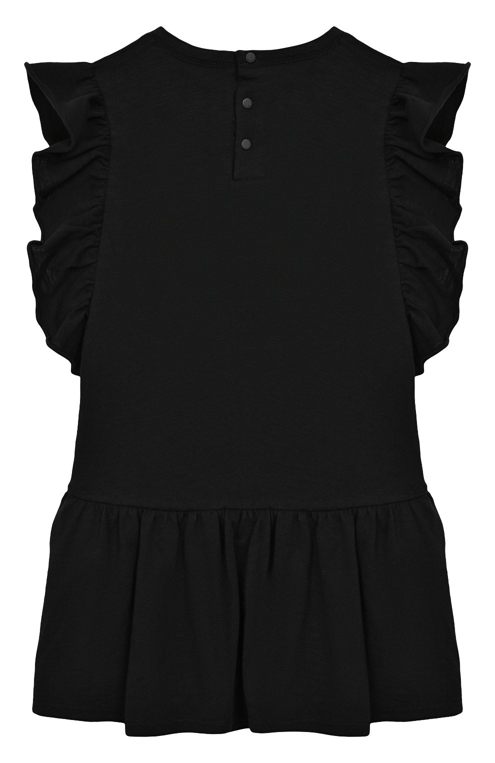 Женский хлопковое платье GIVENCHY черного цвета по цене 10800 руб., арт. H02039/6M-18M | Фото 2 Женский хлопковое платье GIVENCHY черного цвета, арт. H02039/6M-18M | Фото 2