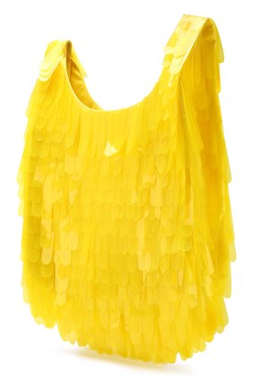 Женская текстильная сумка DRIES VAN NOTEN желтого цвета по цене 48600 руб., арт. 191-11518-187 | Фото 3 Женская текстильная сумка DRIES VAN NOTEN желтого цвета, арт. 191-11518-187 | Фото 3