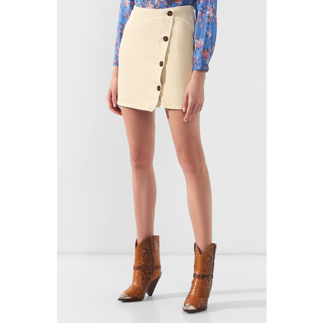 фото Хлопковая юбка nanushka