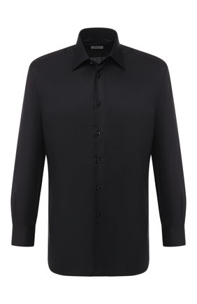 Мужская хлопковая сорочка BRIONI черного цвета по цене 43900 руб., арт. RCLU1Z/PZ023 | Фото 1 Мужская хлопковая сорочка BRIONI черного цвета, арт. RCLU1Z/PZ023 | Фото 1