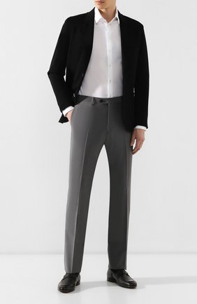 Мужская хлопковая сорочка GIORGIO ARMANI белого цвета по цене 41600 руб., арт. 8WGCCZ97/JZ071 | Фото 2 Мужская хлопковая сорочка GIORGIO ARMANI белого цвета, арт. 8WGCCZ97/JZ071 | Фото 2 (Материал внешний: Хлопок; Рукава: Длинные; Статус проверки: Проверено, Проверена категория; Длина (для топов): Стандартные; Случай: Формальный; Воротник: Кент; Мужское Кросс-КТ: Сорочка-одежда; Манжеты: На пуговицах; Принт: Однотонные)