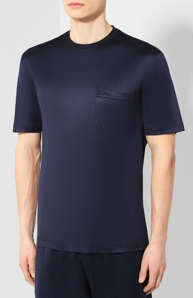 Мужская шелковая пижама BRIONI темно-синего цвета по цене 134500 руб., арт. UJ9Y0L/P8607 | Фото 2 Мужская шелковая пижама BRIONI темно-синего цвета, арт. UJ9Y0L/P8607 | Фото 2