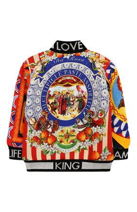 Детский хлопковый кардиган DOLCE & GABBANA разноцветного цвета по цене 14050 руб., арт. L1JW3X/G7SFA | Фото 2 Детский хлопковый кардиган DOLCE & GABBANA разноцветного цвета, арт. L1JW3X/G7SFA | Фото 2