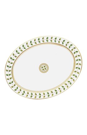 Мужского блюдо овальное constance BERNARDAUD зеленого цвета по цене 45300 руб., арт. 0657/109 | Фото 1 Мужского блюдо овальное constance BERNARDAUD зеленого цвета, арт. 0657/109 | Фото 1