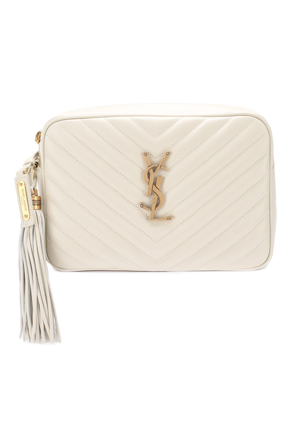 Женская сумка lou medium SAINT LAURENT белого цвета, арт. 520534/DV707 | Фото 1