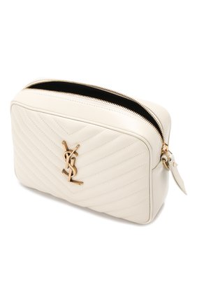 Женская сумка lou medium SAINT LAURENT белого цвета по цене 79800 руб., арт. 520534/DV707 | Фото 4 Женская сумка lou medium SAINT LAURENT белого цвета, арт. 520534/DV707 | Фото 4