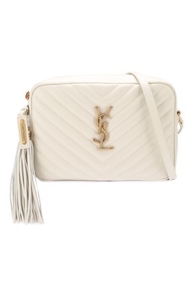 Женская сумка lou medium SAINT LAURENT белого цвета по цене 79800 руб., арт. 520534/DV707 | Фото 5 Женская сумка lou medium SAINT LAURENT белого цвета, арт. 520534/DV707 | Фото 5