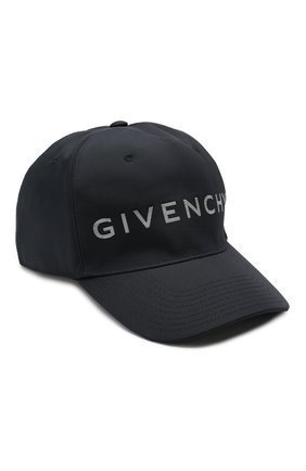 Бейсболка Givenchy, темно-синего цвета, арт. BPZ003P039 в ЦУМ | Фото №1 Бейсболка Givenchy темно-синего цвета | Фото №1
