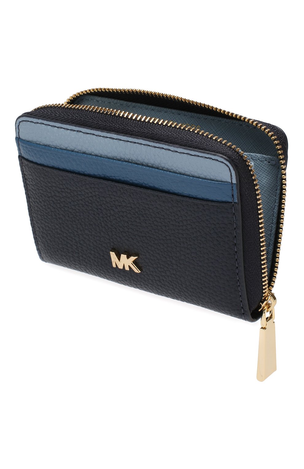 Женские синие кожаное портмоне на молнии MICHAEL MICHAEL KORS — купить ...