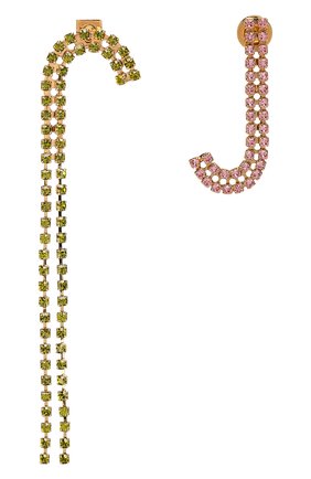 Женские асимметричные серьги rocca JACQUEMUS зеленого цвета по цене 20650 руб., арт. 191JW05 | Фото 1 Женские асимметричные серьги rocca JACQUEMUS зеленого цвета, арт. 191JW05 | Фото 1