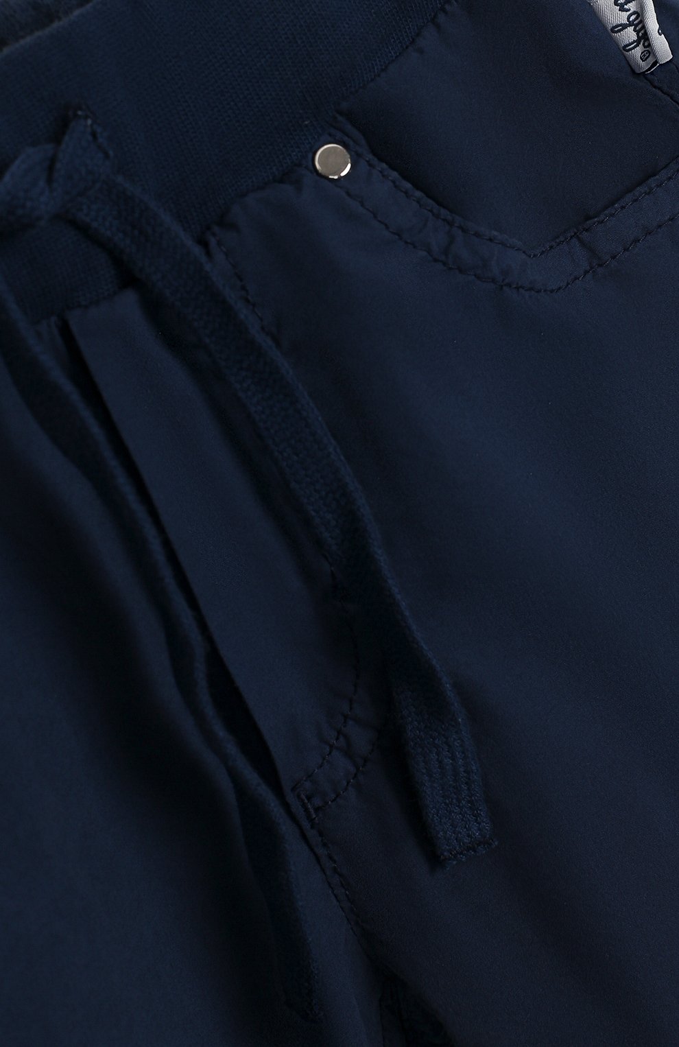 Детские хлопковые шорты IL GUFO синего цвета, арт. P19PB074C6031/12M-18M | Фото 3 (Материал внешний: Хлопок; Статус проверки: Проверена категория)