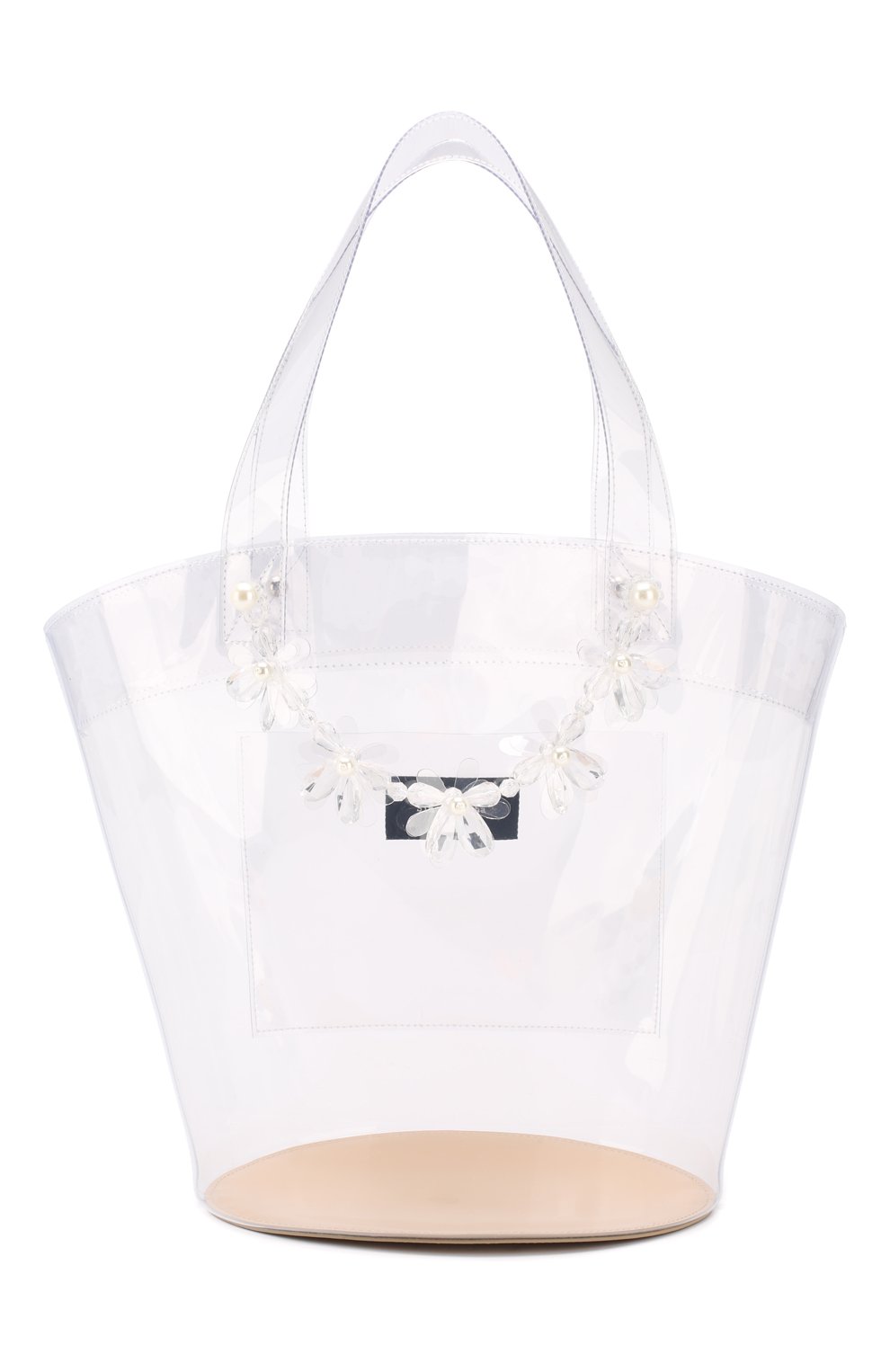 Женская сумка-тоут SIMONE ROCHA прозрачного цвета, арт. BAG49B/0743 | Фото 1