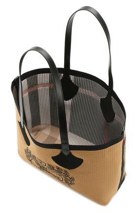 Женская сумка-тоут giant BURBERRY черная цвета, арт. 8006527 купить в ЦУМ | Фото №4 Сумка-тоут Giant Burberry черная цвета | Фото №4