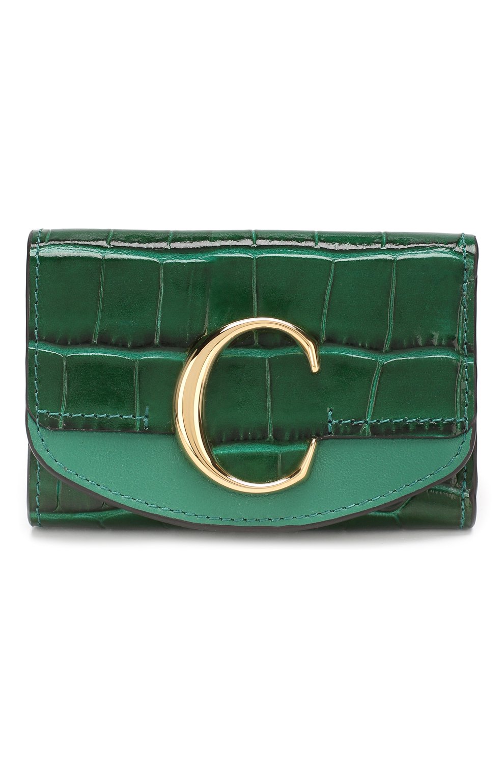 Кожаное портмоне Chloé C | Фото №1