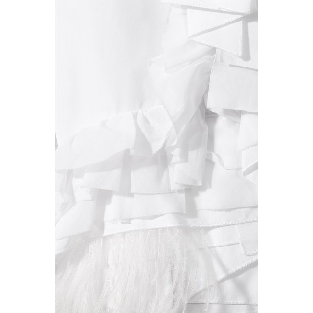 фото Юбка с перьевой отделкой n21