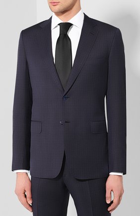 Мужской шерстяной костюм BRIONI темно-синего цвета по цене 399500 руб., арт. RA0J12/P8A2N/BRUNIC0 | Фото 2 Мужской шерстяной костюм BRIONI темно-синего цвета, арт. RA0J12/P8A2N/BRUNIC0 | Фото 2