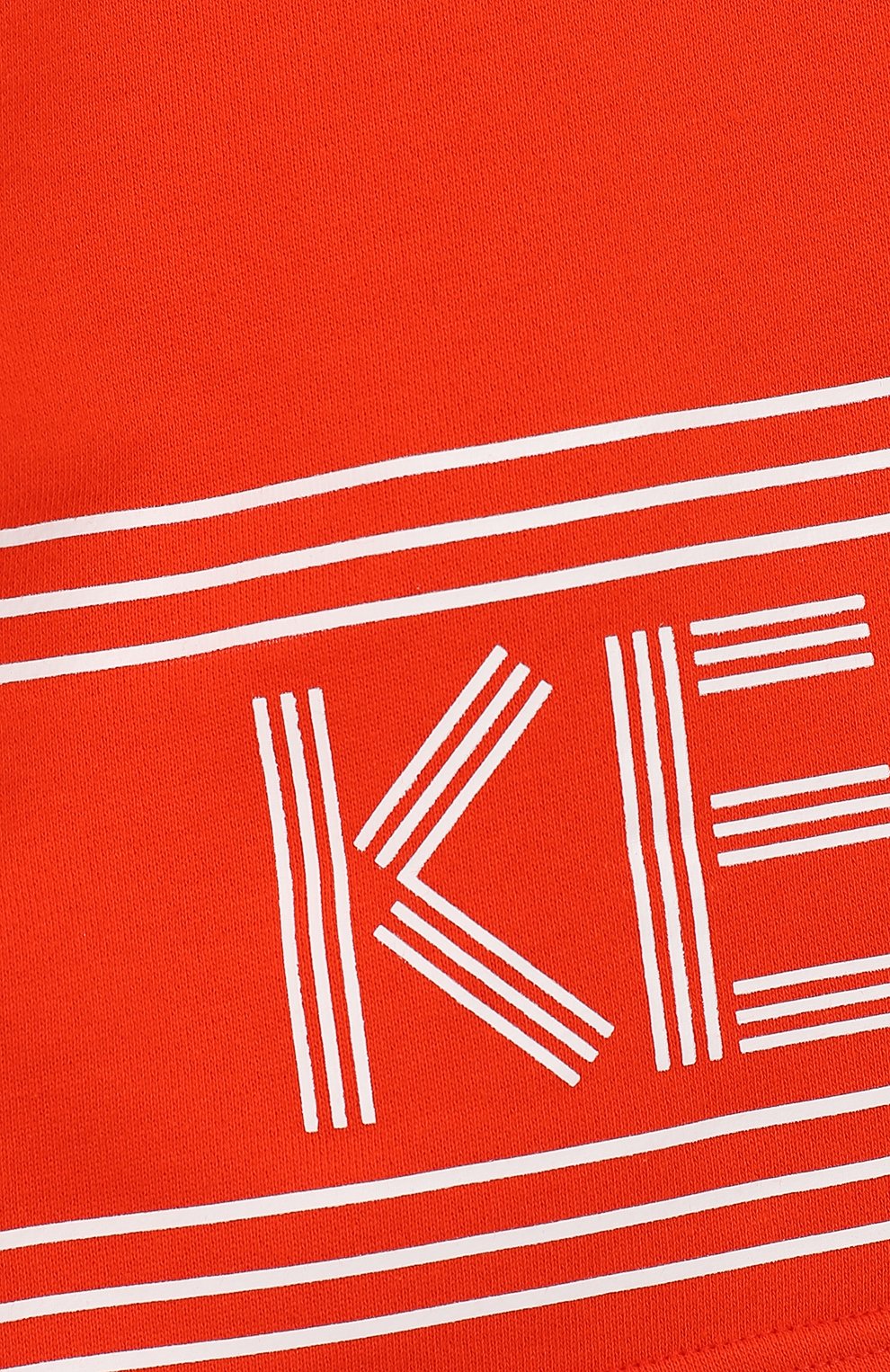 Детские хлопковые шорты KENZO оранжевого цвета, арт. KN25648/8A-12A | Фото 3 (Мальчики Кросс-КТ: Шорты-одежда; Материал внешний: Хлопок; Статус проверки: Проверена категория)