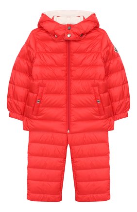 Детский комплект из куртки и комбинезона MONCLER ENFANT кораллового цвета по цене 34000 руб., арт. E1-951-70340-05-53048 | Фото 1 Детский комплект из куртки и комбинезона MONCLER ENFANT кораллового цвета, арт. E1-951-70340-05-53048 | Фото 1