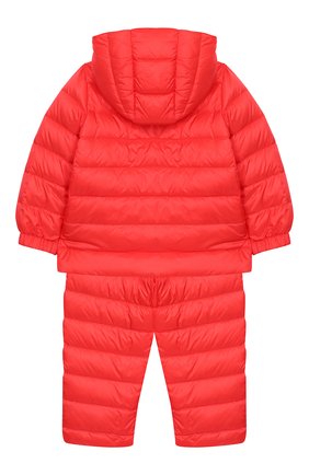Детский комплект из куртки и комбинезона MONCLER ENFANT кораллового цвета по цене 34000 руб., арт. E1-951-70340-05-53048 | Фото 2 Детский комплект из куртки и комбинезона MONCLER ENFANT кораллового цвета, арт. E1-951-70340-05-53048 | Фото 2