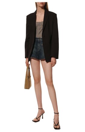Женские джинсовые шорты SAINT LAURENT синего цвета по цене 48600 руб., арт. 561424/YC868 | Фото 2 Женские джинсовые шорты SAINT LAURENT синего цвета, арт. 561424/YC868 | Фото 2