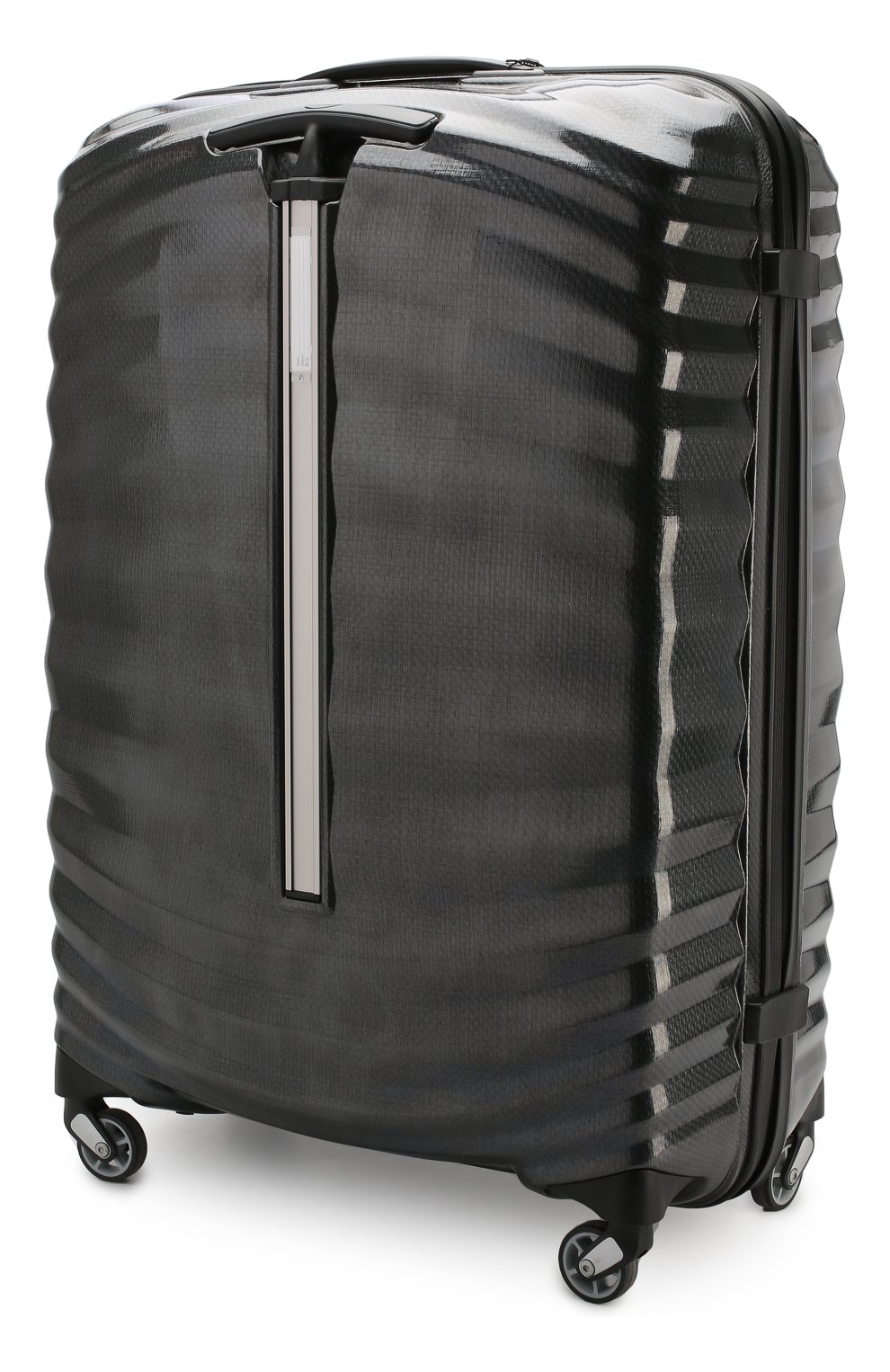 Женский дорожный чемодан lite-shock large SAMSONITE черного цвета по цене 56050 руб., арт. 98V-09003 | Фото 2 Женский дорожный чемодан lite-shock large SAMSONITE черного цвета, арт. 98V-09003 | Фото 2 (Статус проверки: Проверено, Проверена категория; Ограничения доставки: oversized; Размер: large)