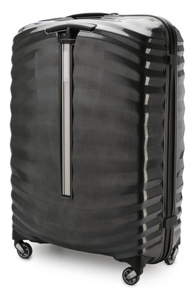 Женский дорожный чемодан lite-shock large SAMSONITE черного цвета по цене 56050 руб., арт. 98V-09003 | Фото 2 Женский дорожный чемодан lite-shock large SAMSONITE черного цвета, арт. 98V-09003 | Фото 2 (Статус проверки: Проверено, Проверена категория; Ограничения доставки: oversized; Размер: large)