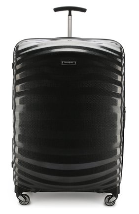Женский дорожный чемодан lite-shock large SAMSONITE черного цвета по цене 56050 руб., арт. 98V-09003 | Фото 4 Женский дорожный чемодан lite-shock large SAMSONITE черного цвета, арт. 98V-09003 | Фото 4 (Статус проверки: Проверено, Проверена категория; Ограничения доставки: oversized; Размер: large)