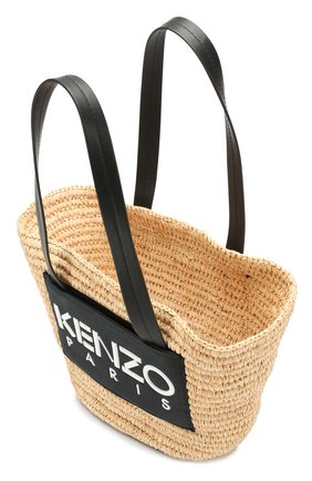 Женская сумка summer KENZO черная цвета, арт. 2SA500B09 купить в ЦУМ | Фото №4 Сумка Summer Kenzo черная цвета | Фото №4