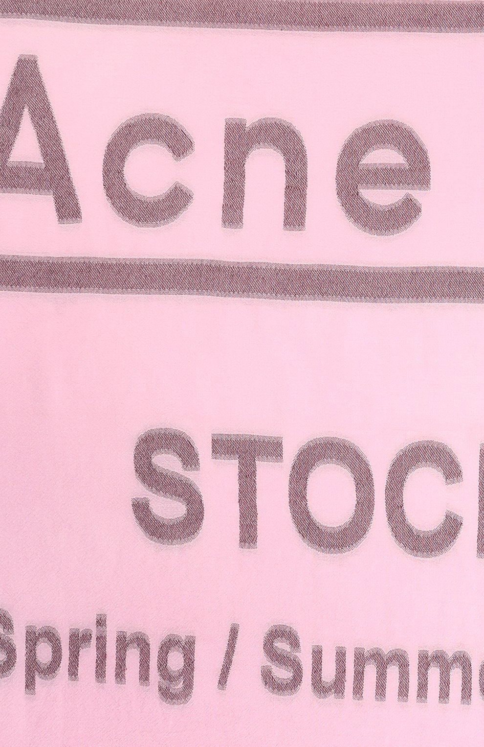 Женский розовый хлопковый шарф Acne Studios, арт. CA0012 купить в ЦУМ | Фото №3 Хлопковый шарф Acne Studios розовый | Фото №3